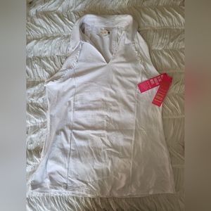 Lilly Pulitzer 50SPF collared active tank